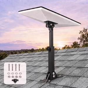 Starlink Roof Mount Kit for Gen 3/4/4X Standard, 360 Degree Swivel Extendable Starlink Pivot Mount Heavy Duty Square Pole, Adjustable Base, Aluminum Alloy Adapter, for V3/V4/4X Standard Dish Starlink Roof Mount Kit for Gen 3/4/4X Standard, 360 Degree Swivel Extendable Starlink Pivot Mount Heavy Duty Square Pole, Adjustable Base, Aluminum Alloy Adapter, for V3/V4/4X Standard Dish