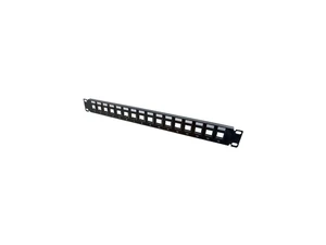 Legrand 16 Port Patch Panel, Ethernet Keystone Panel with Blank 1U Keystone, Keystones for Ethernet Cables Work with Snap-in Jack, Including Cat6, Black, 1 Count, 03858 Legrand 16 Port Patch Panel, Ethernet Keystone Panel with Blank 1U Keystone, Keystones for Ethernet Cables Work with Snap-in Jack, Including Cat6, Black, 1 Count, 03858