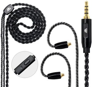 MMCX Upgrade Cable - Detachable Earphone Replacement for Shure se315 SE535 SE846-CL, FiiO FH7 FA9 FH5s FH5 MMCX Upgrade Cable - Detachable Earphone Replacement for Shure se315 SE535 SE846-CL, FiiO FH7 FA9 FH5s FH5