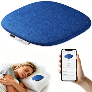 Under Pillow Sleep Speaker, Flat Bluetooth Pillow Speaker for Sleeping Material: Plastic & woven fabric. Use: Bone conduction audio for bedtime relaxation, side sleepers, and masking noise Under Pillow Sleep Speaker, Flat Bluetooth Pillow Speaker for Sleeping Material: Plastic & woven fabric. Use: Bone conduction audio for bedtime relaxation, side sleepers, and masking noise
