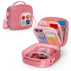Carry Case Compatible with Yoto Mini (2024 Edition), Pink, Bag Only Travel Storage Bag for Audio Player with Adjustable Shoulder Strap for Player Cards and Accessories Carry Case Compatible with Yoto Mini (2024 Edition), Pink, Bag Only Travel Storage Bag for Audio Player with Adjustable Shoulder Strap for Player Cards and Accessories