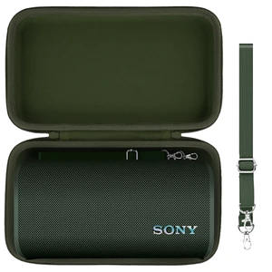 Hard Case for Sony ULT Field 3 Wireless Bluetooth Speaker, Green Portable Travel Bag Replacement with Detachable Shoulder Strap and Handle, Shockproof EVA Shell and Soft Lining Hard Case for Sony ULT Field 3 Wireless Bluetooth Speaker, Green Portable Travel Bag Replacement with Detachable Shoulder Strap and Handle, Shockproof EVA Shell and Soft Lining