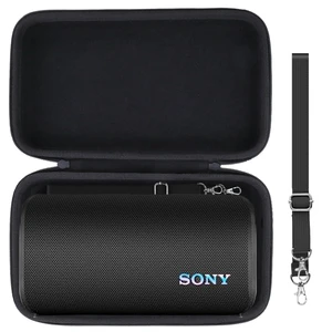 Hard Case for Sony ULT Field 3 Wireless Bluetooth Speaker, Black Portable Travel Bag Replacement with Detachable Shoulder Strap and Handle, Shockproof EVA Shell and Soft Lining Hard Case for Sony ULT Field 3 Wireless Bluetooth Speaker, Black Portable Travel Bag Replacement with Detachable Shoulder Strap and Handle, Shockproof EVA Shell and Soft Lining
