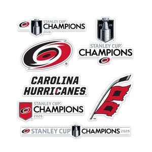 CAR Hurricanes Sticker Decal (2026 Stanley Cup Champs-T2) Officially Licensed CAR NHL Vinyl for Laptop, Water Bottler, Cars and Scrapbook, Merch CAR Hurricanes Sticker Decal (2026 Stanley Cup Champs-T2) Officially Licensed CAR NHL Vinyl for Laptop, Water Bottler, Cars and Scrapbook, Merch