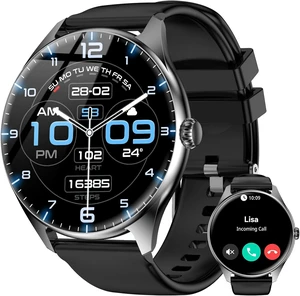 Smart Watches for Men Women, 1.43" AMOLED Display, 7-Day Battery Life, 120+ Sport Modes with Heart Rate Sleep Monitor, Bluetooth Calling, IP68 Waterproof Fitness Watch for iPhone Android (Black) Smart Watches for Men Women, 1.43" AMOLED Display, 7-Day Battery Life, 120+ Sport Modes with Heart Rate Sleep Monitor, Bluetooth Calling, IP68 Waterproof Fitness Watch for iPhone Android (Black)