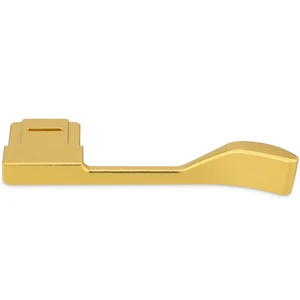 Metal Thumb Grip for Fujifilm GFX100RF Camera, Golden for Fuji GFX 100RF Accessories, Hot Shoe Cover Thumb Up Rest Support Handle Grip, Stable One-Hand Operation, THB-GFXRFG Metal Thumb Grip for Fujifilm GFX100RF Camera, Golden for Fuji GFX 100RF Accessories, Hot Shoe Cover Thumb Up Rest Support Handle Grip, Stable One-Hand Operation, THB-GFXRFG