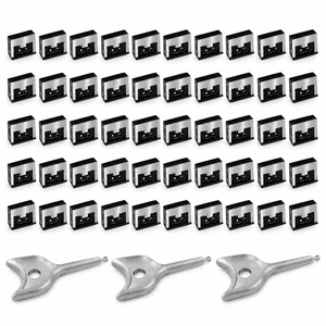 USB A Metal Port Blockers 50 Pack, Security Locks with 2 Keys, Black Metal security locks, helps deter unauthorized USB access and data connections, removable with included key USB A Metal Port Blockers 50 Pack, Security Locks with 2 Keys, Black Metal security locks, helps deter unauthorized USB access and data connections, removable with included key