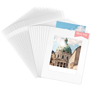 Mat Board Center, 10Pack Acid-Free White Slip-in Photo Mats 11x14 for 8x10 with Backers & Clear Bags, Pre-Assembled Display kit, 8-Ply White Core Bevel Cut mattes for Picture & Art Mounting Mat Board Center, 10Pack Acid-Free White Slip-in Photo Mats 11x14 for 8x10 with Backers & Clear Bags, Pre-Assembled Display kit, 8-Ply White Core Bevel Cut mattes for Picture & Art Mounting