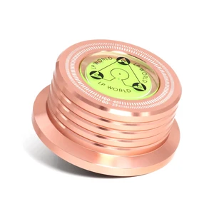 Record Weight Stabilizer, Turntable Disc Record Stabilizer Clamp with Bubble Level for Vinyl LP Record Player (Rose Gold) Record Weight Stabilizer, Turntable Disc Record Stabilizer Clamp with Bubble Level for Vinyl LP Record Player (Rose Gold)