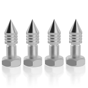 4Pcs Speaker Spikes Stainless Steel Load 400KG(M10) HiFi Speaker Anti-Vibration Spikes Isolation Spikes Stand Foot for Speaker, Subwoofer, Amplifier, CD DVD Player 4Pcs Speaker Spikes Stainless Steel Load 400KG(M10) HiFi Speaker Anti-Vibration Spikes Isolation Spikes Stand Foot for Speaker, Subwoofer, Amplifier, CD DVD Player