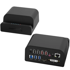 USB 3.0 Universal Docking Station with Stand (DS-RICA) For tablets and laptops; built-in stand; supports Windows & Mac; USB 3.0 USB 3.0 Universal Docking Station with Stand (DS-RICA) For tablets and laptops; built-in stand; supports Windows & Mac; USB 3.0