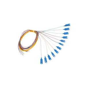12-Strand SC UPC Singlemode Pigtail 1.2m, 1-Pack 12F SC/UPC singlemode fiber pigtails, 9/125um, low insertion loss. For FTTH, data centers, and network patching 12-Strand SC UPC Singlemode Pigtail 1.2m, 1-Pack 12F SC/UPC singlemode fiber pigtails, 9/125um, low insertion loss. For FTTH, data centers, and network patching