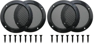 2pcs Cold Rolled Steel Loudspeaker Net Cover 3" Grill Cover with Mounting Screws for DIY Speaker and Car Speaker (Pack of 2) 2pcs Cold Rolled Steel Loudspeaker Net Cover 3" Grill Cover with Mounting Screws for DIY Speaker and Car Speaker (Pack of 2)