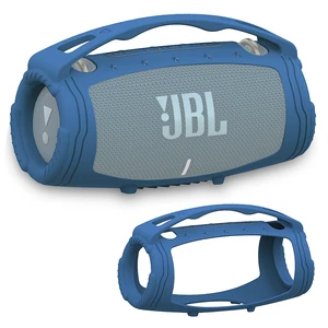 Silicone Cover Case for JBL Xtreme 3 Portable Bluetooth Speaker Soft Skin Sleeve Protective Carrying Case for JBL Xtreme 3 with Handle, Shockproof and Anti-Scratch Cover (Blue) Silicone Cover Case for JBL Xtreme 3 Portable Bluetooth Speaker Soft Skin Sleeve Protective Carrying Case for JBL Xtreme 3 with Handle, Shockproof and Anti-Scratch Cover (Blue)