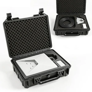 Hard Case for Starlink Mini,Waterproof Case with Molded Cut Foam Lockable Storage Travel Carring Case for Starlink Mini Accessories Hard Case for Starlink Mini,Waterproof Case with Molded Cut Foam Lockable Storage Travel Carring Case for Starlink Mini Accessories