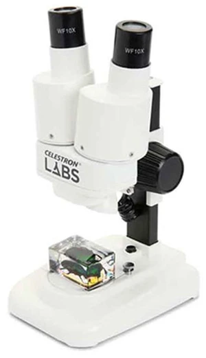 Labs S20 Straight Stereo Binocular Microscope for Large Specimen 20x Magnification, Straight Binocular Viewing, Top & Bottom LED Illumination, Three-Dimensional Views, Wide Working Distance Labs S20 Straight Stereo Binocular Microscope for Large Specimen 20x Magnification, Straight Binocular Viewing, Top & Bottom LED Illumination, Three-Dimensional Views, Wide Working Distance
