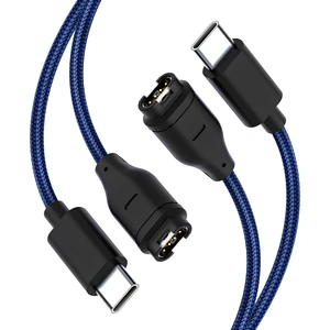 USB-C Charger Compatible with Garmin Watch Charging Cable-2 Pack Replacement Charging Cable for Garmin Fenix Forerunner Vivoactive Venu Instinct with this Charging Port USB-C Charger Compatible with Garmin Watch Charging Cable-2 Pack Replacement Charging Cable for Garmin Fenix Forerunner Vivoactive Venu Instinct with this Charging Port