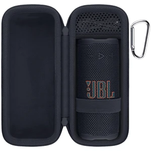 Hard Travel Case for JBL Grip Compact Bluetooth Speaker, Black Portable Protective Storage, Built-In Carabiner, Comfortable Carrying, Smooth Zipper, Soft Inner Lining Hard Travel Case for JBL Grip Compact Bluetooth Speaker, Black Portable Protective Storage, Built-In Carabiner, Comfortable Carrying, Smooth Zipper, Soft Inner Lining