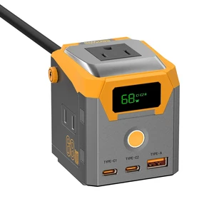 68W GaN Multi Charging Station, Desk Power Strip with TFT Display, Desktop Power Hub 2 PD USB C, 1 AC Outlet, 1 USB A Ports, 2 NEMA 1-15 Plugs, Control Switch, 6FT Cord UL Listed, Cube Size 68W GaN Multi Charging Station, Desk Power Strip with TFT Display, Desktop Power Hub 2 PD USB C, 1 AC Outlet, 1 USB A Ports, 2 NEMA 1-15 Plugs, Control Switch, 6FT Cord UL Listed, Cube Size