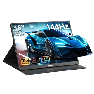 16'' 144Hz Portable Gaming Monitor, 16:10 1920×1200 IPS Display, FreeSync, USB-C Plug & Play, Ultra-Slim Eye Care External Screen for Laptop, Mac, PC, PS5, Xbox 16'' 144Hz Portable Gaming Monitor, 16:10 1920×1200 IPS Display, FreeSync, USB-C Plug & Play, Ultra-Slim Eye Care External Screen for Laptop, Mac, PC, PS5, Xbox