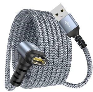Garmin Watch Charger Cable Right Angle Fast Charging Nylon Braided 4ft For Fenix 5/5S/5X/6/6S/6X/Plus/Pro/7/7S/7X/8, Forerunner 945/45/45S/245, Approach S10/S40/S60/G12/S42, Vívoactive 3/4/4S Garmin Watch Charger Cable Right Angle Fast Charging Nylon Braided 4ft For Fenix 5/5S/5X/6/6S/6X/Plus/Pro/7/7S/7X/8, Forerunner 945/45/45S/245, Approach S10/S40/S60/G12/S42, Vívoactive 3/4/4S