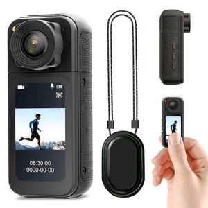 Mini Body Camera, Wearable POV Action Cam for Vlogging, Sports 180° Rotating Lens, 1080P HD Audio and Video Recording,1.47" color screen, Magnetic Mount, Thumb-Size for Outdoor, Pets Mini Body Camera, Wearable POV Action Cam for Vlogging, Sports 180° Rotating Lens, 1080P HD Audio and Video Recording,1.47" color screen, Magnetic Mount, Thumb-Size for Outdoor, Pets