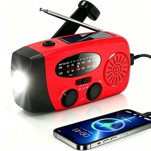 Hand Crank Emergency Radio, AM/FM/NOAA Weather Radio Solar Power 2000mAh Battery Operated, Fast USB Charging, Bright LED Flashlight, Loud SOS Alarm,Portable for Camping Hiking Survival Kit Hand Crank Emergency Radio, AM/FM/NOAA Weather Radio Solar Power 2000mAh Battery Operated, Fast USB Charging, Bright LED Flashlight, Loud SOS Alarm,Portable for Camping Hiking Survival Kit