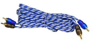 RTR122 12 Foot 2 Channel Twisted RCA Cable Pair, 100% Copper Split Pin Connectors, Oxygen Free, Noise Rejection, Color Coded Channels, High Grade Audiophile Interconnect, Triple Shielded RTR122 12 Foot 2 Channel Twisted RCA Cable Pair, 100% Copper Split Pin Connectors, Oxygen Free, Noise Rejection, Color Coded Channels, High Grade Audiophile Interconnect, Triple Shielded