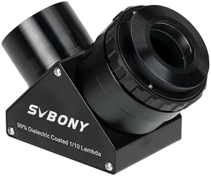 SV223 Telescope Diagonal, 90 Degree Diagonal Mirror, Upright Image 99% Reflective Dielectric Coating, 2" with 1.25" Adapter, Twist Lock Mechanism, Diagonal Adapter for Astronomical Telescope SV223 Telescope Diagonal, 90 Degree Diagonal Mirror, Upright Image 99% Reflective Dielectric Coating, 2" with 1.25" Adapter, Twist Lock Mechanism, Diagonal Adapter for Astronomical Telescope