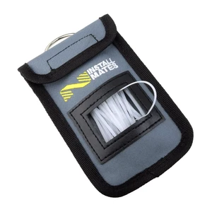 Installmates Cable Tie Pouch, Holds 4" Cable Ties (Grey) Installmates Cable Tie Pouch, Holds 4" Cable Ties (Grey)