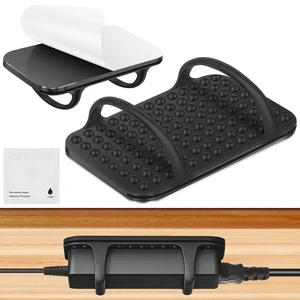 Under Desk Laptop Charger Holder Silicone Power Brick Mount with Adhesive Universal Silicone Flexible Non-Slip Power Adapter Organizer with Ventilated Design for Home, Office, Gaming Desk Dorm Under Desk Laptop Charger Holder Silicone Power Brick Mount with Adhesive Universal Silicone Flexible Non-Slip Power Adapter Organizer with Ventilated Design for Home, Office, Gaming Desk Dorm