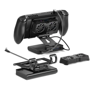 Magnetic Dual Cooling Fan Docking Station for ROG Xbox Ally X/Switch 2 Detachable 3 speed, 6 in 1 Steam Deck Dock Stand for Legion Go / MSI Claw, HDMI 4K@144Hz, 100W PD, USB A Gaming Hub Magnetic Dual Cooling Fan Docking Station for ROG Xbox Ally X/Switch 2 Detachable 3 speed, 6 in 1 Steam Deck Dock Stand for Legion Go / MSI Claw, HDMI 4K@144Hz, 100W PD, USB A Gaming Hub