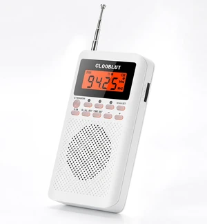 CLOOBLUT Ver Rd218 shortwave Radio FM/AM/SW Transistor Powered by AA Batteries with Key Backlight Headphone Jack Digital Alarm Clock Sleep Timer,Best Reception Pocket Radio for Running CLOOBLUT Ver Rd218 shortwave Radio FM/AM/SW Transistor Powered by AA Batteries with Key Backlight Headphone Jack Digital Alarm Clock Sleep Timer,Best Reception Pocket Radio for Running