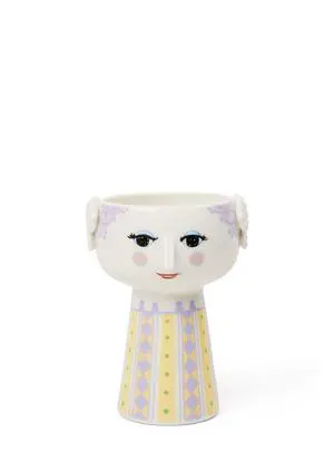 Eva Vase | Glazed Porcelain | 5.9 Inch Height | Lavender Eva Vase | Glazed Porcelain | 5.9 Inch Height | Lavender