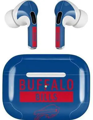 Decal Audio Skin Compatible with Apple AirPods Pro (2rd Gen, 2022) - Officially Licensed NFL Buffalo Bills Blue Performance Series Design Decal Audio Skin Compatible with Apple AirPods Pro (2rd Gen, 2022) - Officially Licensed NFL Buffalo Bills Blue Performance Series Design