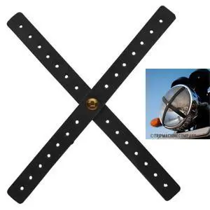 Genuine Leather Headlight X Universal Bike Accesories Easy to install (Perforated Black) Genuine Leather Headlight X Universal Bike Accesories Easy to install (Perforated Black)
