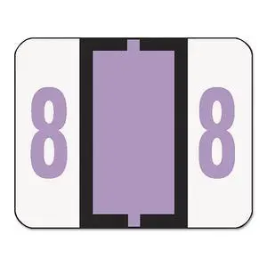 67378 End Tab Labels, Printed Text: 8, 1-1/4-Inch x 1-Inch, Lavender, 500/Roll 67378 End Tab Labels, Printed Text: 8, 1-1/4-Inch x 1-Inch, Lavender, 500/Roll