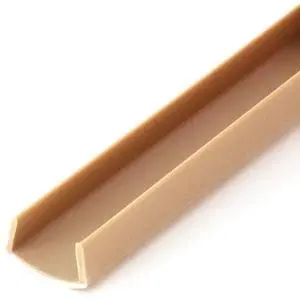 Plastics Beige 1/2'' Styrene Plastic U-Channel/C-Channel 36 Inch Lengths (Pack of 4) Plastics Beige 1/2'' Styrene Plastic U-Channel/C-Channel 36 Inch Lengths (Pack of 4)
