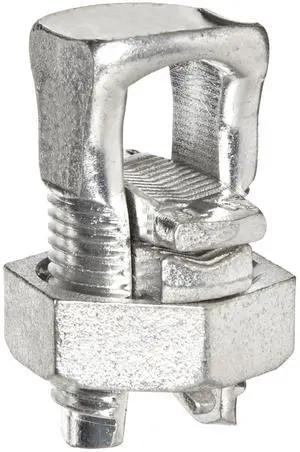 Products 90420 Split Bolt Connector With Spacer, Dual Rate For Copper and Aluminum Conductors, 3/0 AWG, 2/0 - 2/0 Max Run To Max Tap, 1 - 14 Min Run To Min Tap, 2/0 - 14 Max Run To Min Tap, 2 - 2 Min Products 90420 Split Bolt Connector With Spacer, Dual Rate For Copper and Aluminum Conductors, 3/0 AWG, 2/0 - 2/0 Max Run To Max Tap, 1 - 14 Min Run To Min Tap, 2/0 - 14 Max Run To Min Tap, 2 - 2 Min