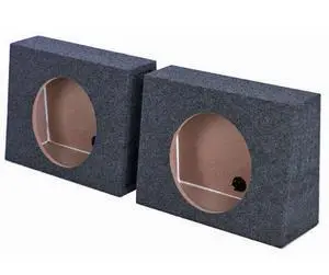 TW10S Overboxed MDF Wood Carpeted Pair Single 10-Inch Unloaded Boxes TW10S Overboxed MDF Wood Carpeted Pair Single 10-Inch Unloaded Boxes