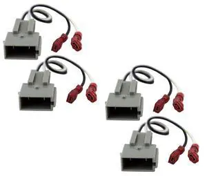 Speaker Wiring Harness Package Fits Ford F-Series 1987-1996 | Direct-plug OEM connectors, no cutting or splicing, easy wire install, truck pickup upgrade F150 F250 dash swap Speaker Wiring Harness Package Fits Ford F-Series 1987-1996 | Direct-plug OEM connectors, no cutting or splicing, easy wire install, truck pickup upgrade F150 F250 dash swap