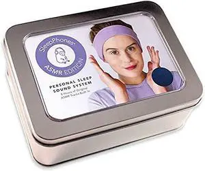 ®: ASMR Edition | 8 Hours of Deeply Relaxing ASMR Content Built in | Flat Speakers in a Soft Headband | Comfortable Enough to Wear in Bed | Nighttide Navy - Breeze Fabric (L) ®: ASMR Edition | 8 Hours of Deeply Relaxing ASMR Content Built in | Flat Speakers in a Soft Headband | Comfortable Enough to Wear in Bed | Nighttide Navy - Breeze Fabric (L)