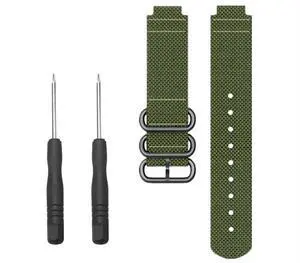 15mm Sport Nylon Watchband Strap for Garmin Approach S6 Smart Watch for Garmin Forerunner 735XT/220/230/235/620/630 Watch Band (Color: Army Green, Size: 15MM) 15mm Sport Nylon Watchband Strap for Garmin Approach S6 Smart Watch for Garmin Forerunner 735XT/220/230/235/620/630 Watch Band (Color: Army Green, Size: 15MM)