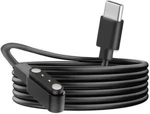 Compatible for BooaBei Smart Watch Charger, Charging Cable Compatible with BooaBei T12P, T32S, T50, T52, T86, T93 Smart Watch (Type C-Black, 4mm Charger) Compatible for BooaBei Smart Watch Charger, Charging Cable Compatible with BooaBei T12P, T32S, T50, T52, T86, T93 Smart Watch (Type C-Black, 4mm Charger)