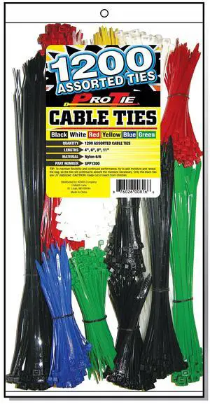Pro Tie SPP1200 Super Pack, 1200 Piece Pro Tie SPP1200 Super Pack, 1200 Piece