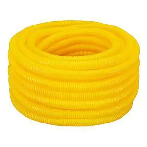 1" x 100 ft. ® Flexible Corrugated Yellow LDPE Split Tubing Wire Loom 1" x 100 ft. ® Flexible Corrugated Yellow LDPE Split Tubing Wire Loom