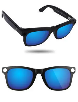 Polarized Clip-On Sunglass Compatible with Ray-Ban Meta Wayfarer RW4008 & Gen 2 RW4012(53-22) Sunglass - UV Protection Polarized Clip-On Sunglass Compatible with Ray-Ban Meta Wayfarer RW4008 & Gen 2 RW4012(53-22) Sunglass - UV Protection