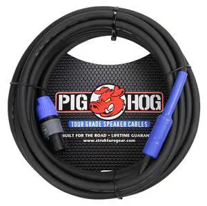 PHSC25S14 High Performance 14 Gauge 9.2mm speakON to 1/4" Speaker Cable, 25 Feet PHSC25S14 High Performance 14 Gauge 9.2mm speakON to 1/4" Speaker Cable, 25 Feet