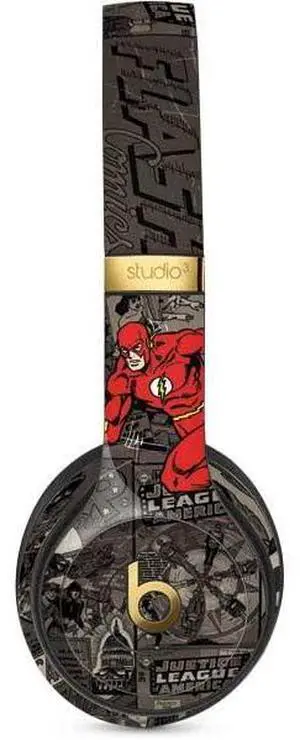 Decal Audio Skin Compatible with Studio Wireless 3 - Officially Licensed DC Comics Flash Mixed Media Design Decal Audio Skin Compatible with Studio Wireless 3 - Officially Licensed DC Comics Flash Mixed Media Design