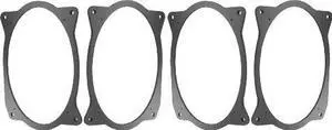 Rear Deck Speaker Adapter Spacer Rings Fits 2002-2011 Camry & 2003-2013 Corolla 6x9 - SAK008_69-2 Pair Rear Deck Speaker Adapter Spacer Rings Fits 2002-2011 Camry & 2003-2013 Corolla 6x9 - SAK008_69-2 Pair